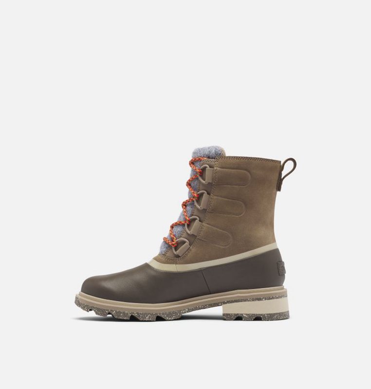 Sorel Kadın Lennox™ Street Lace Mid - Yağmur Bot Haki - 539-TYROLD